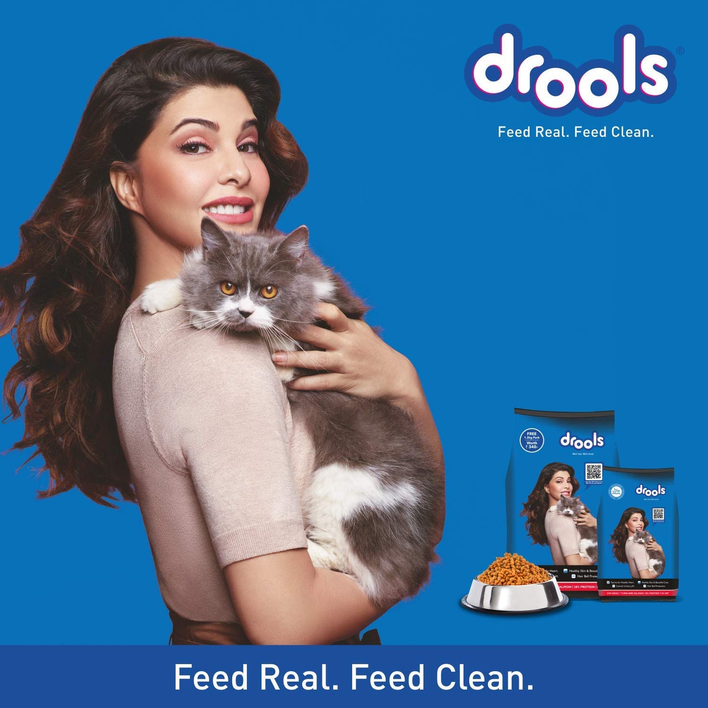 Drools Adult Dry Cat Food ,Tuna and Salmon Flavour, 3 KG Pack