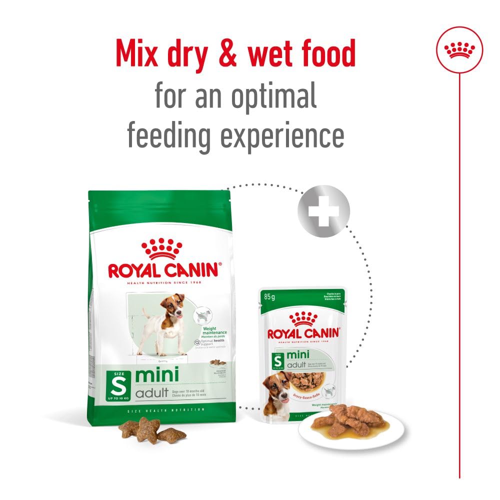 Royal Canin, Mini Adult Dry Dog Food, 800 Gm, Supports Weight Management