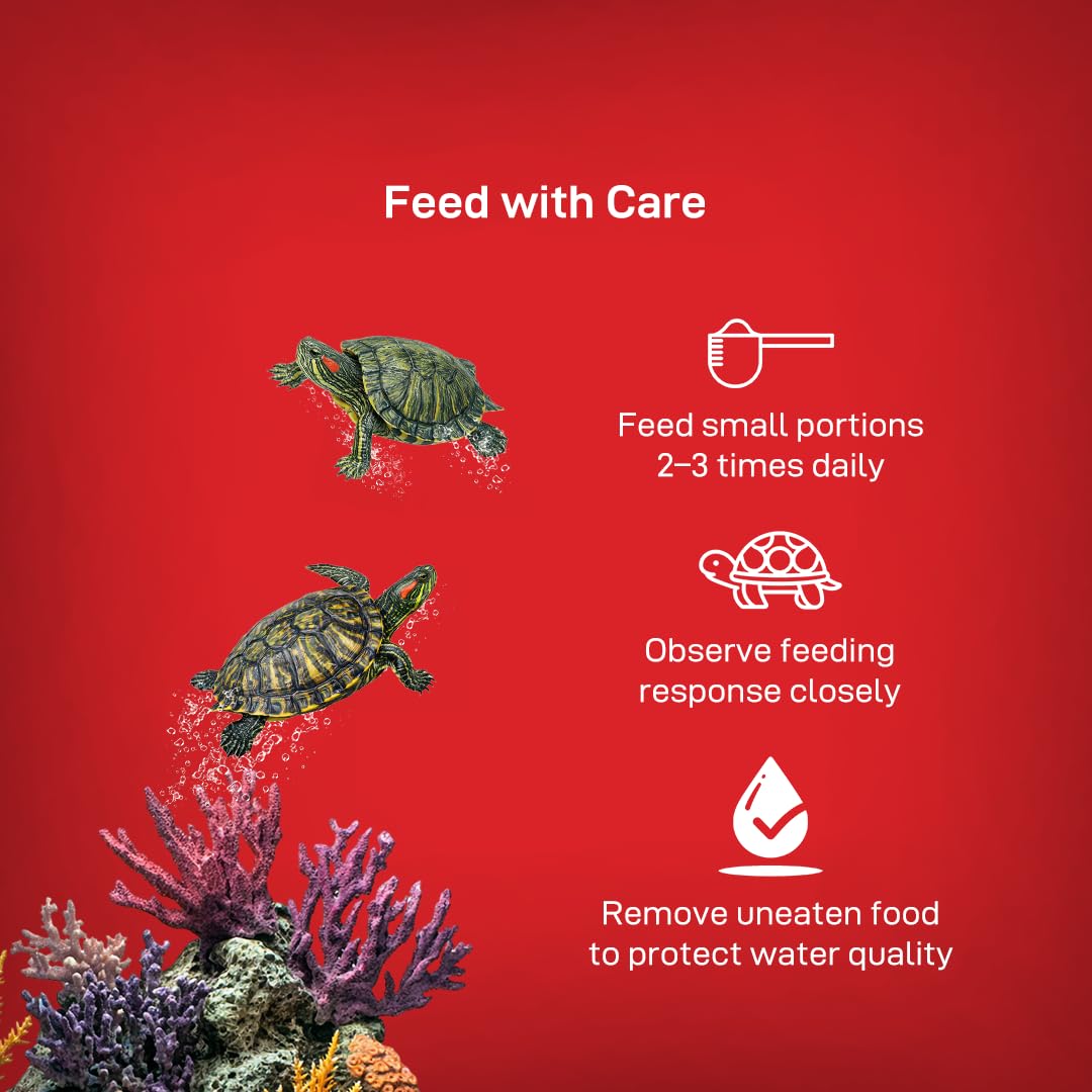 Drools Finsters Turtle Food, 1 KG., Seafood Flavour, High-Quality Protein, Easy Feeding