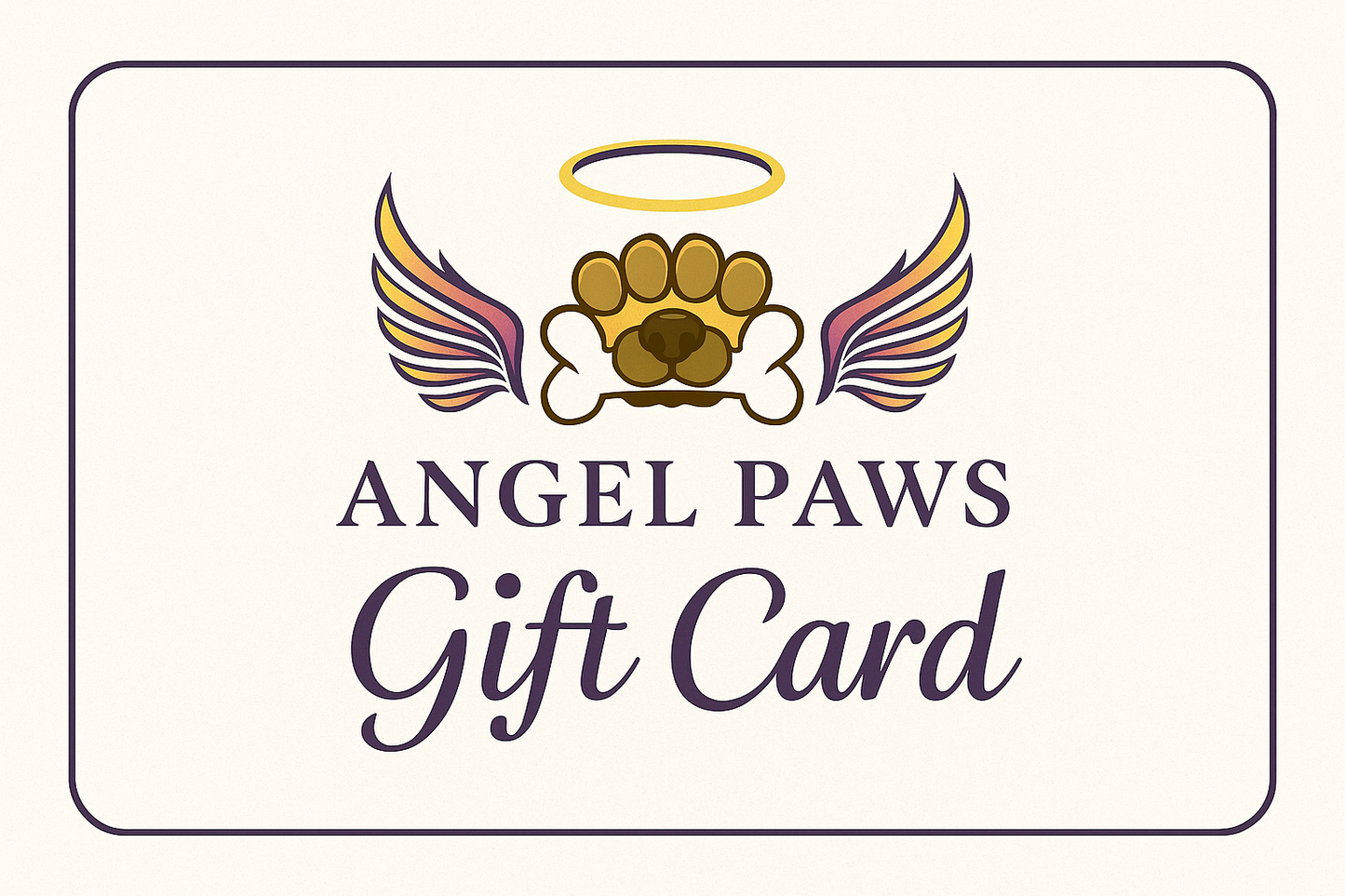 Angel Paws Gift Card