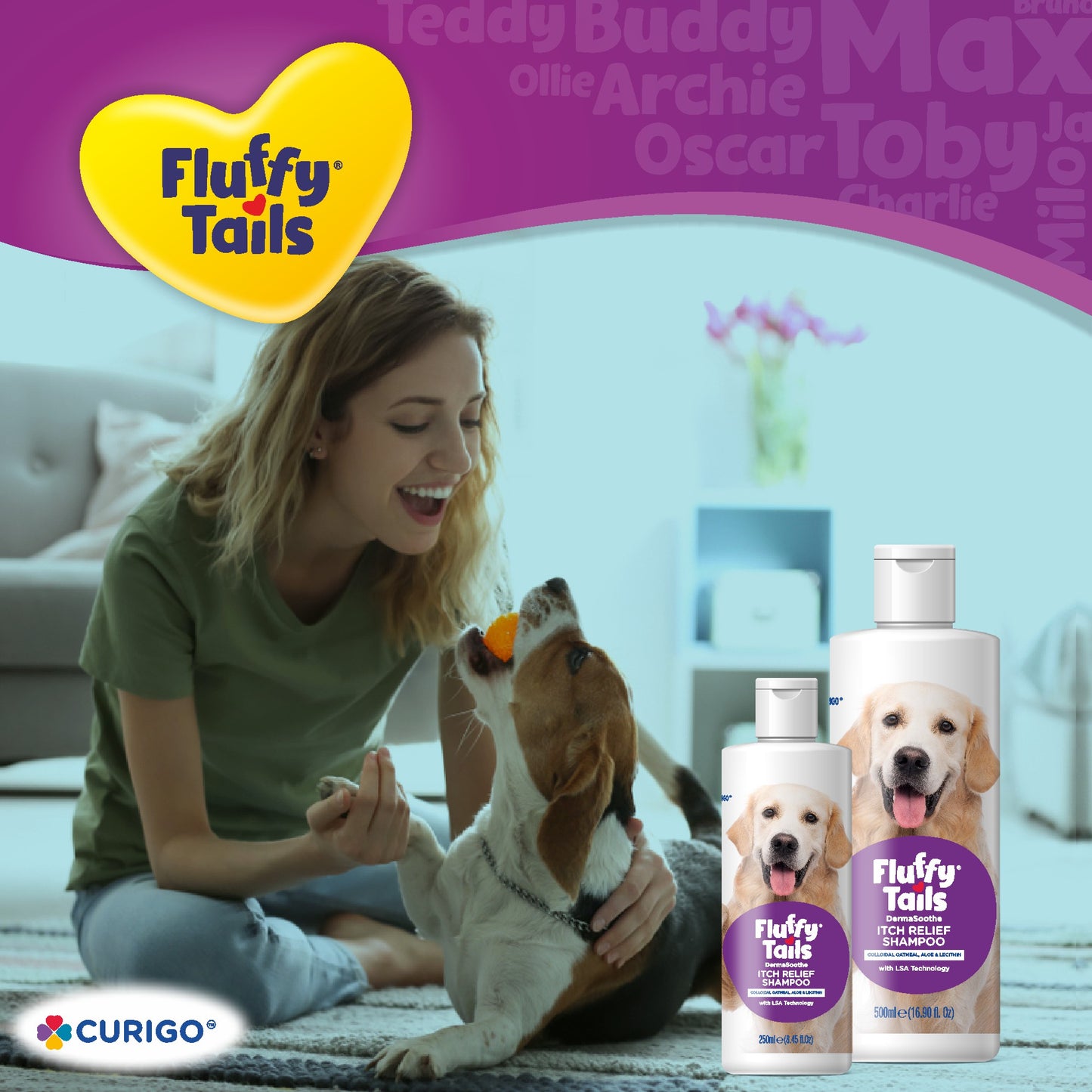 Fluffy Tails DermaSoothe Itch Relief Shampoo, 250 ML - With Colloidal & Oatmeal