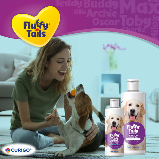 Fluffy Tails DermaSoothe Itch Relief Shampoo, 250 ML - With Colloidal & Oatmeal