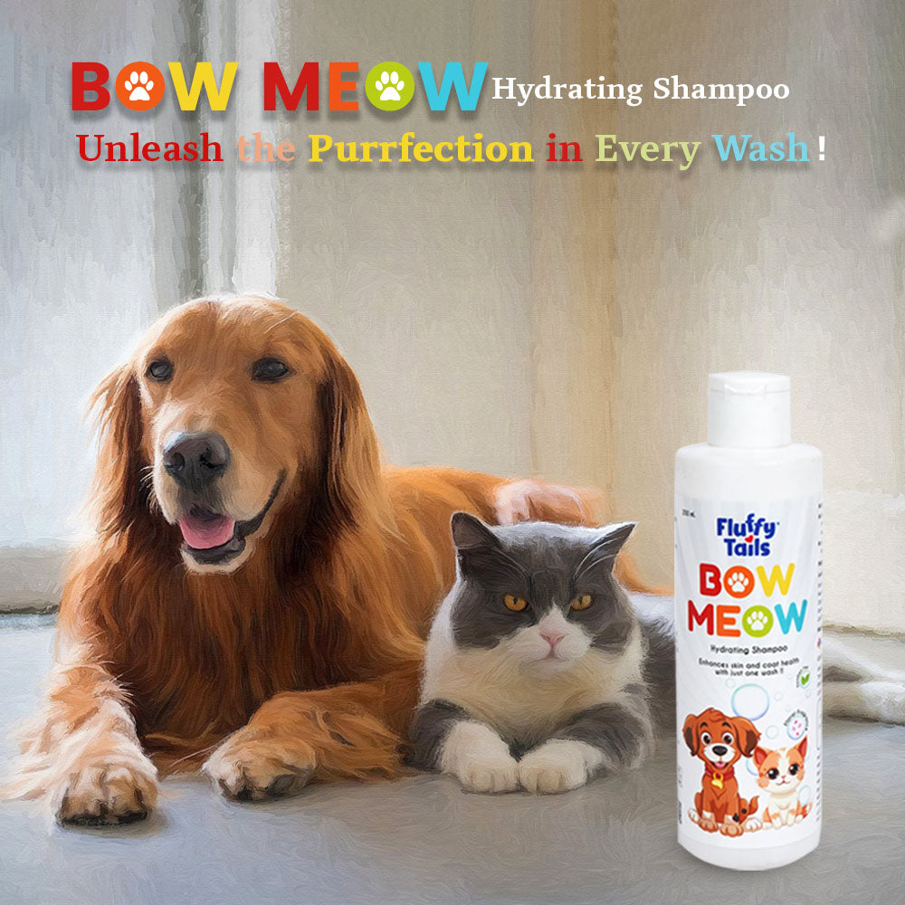 FluffyTails Bow-Meow Hydrating Shampoo-250 ML