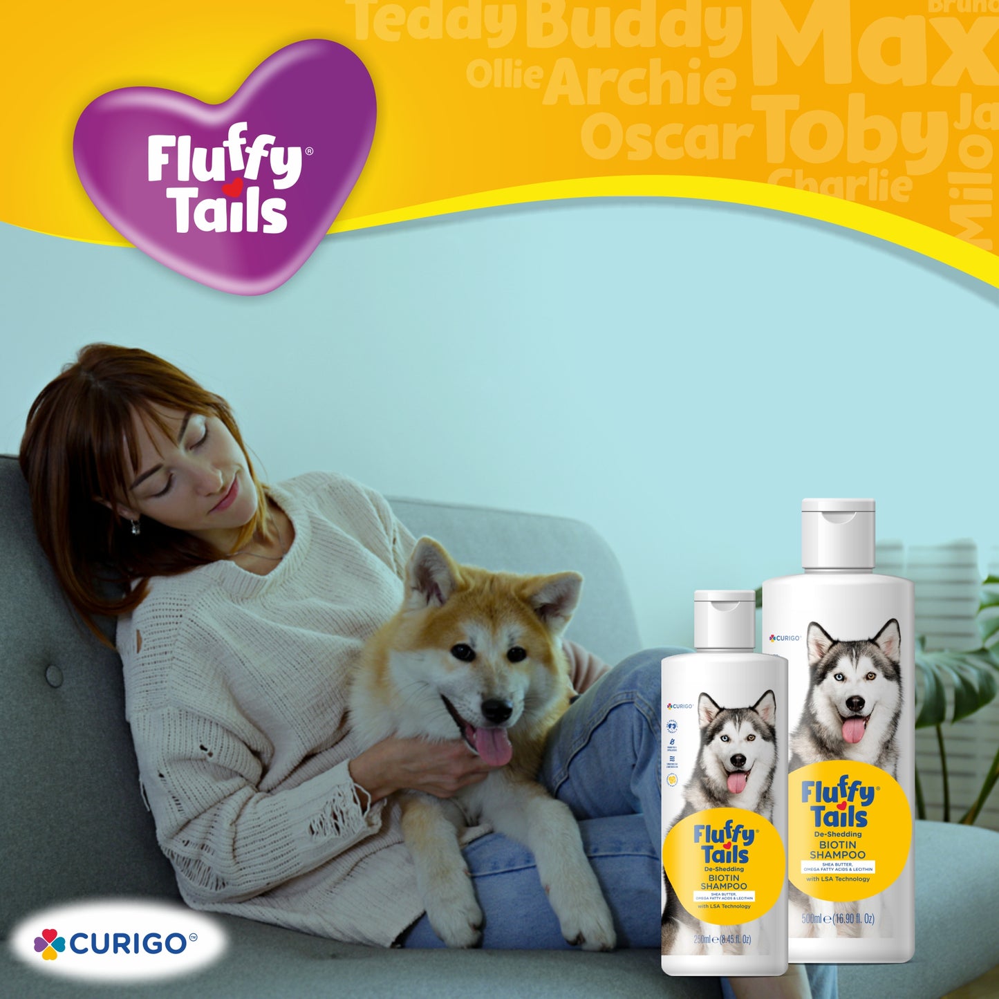 FluffyTails De-Shedding Biotin Shampoo, 250 ML