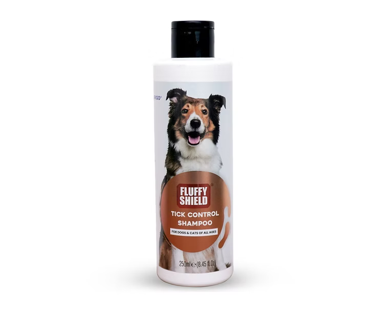 FluffyTails FluffyShield Tick Control Shampoo, IR 3535 Formula, 250 ML