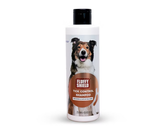 FluffyTails FluffyShield Tick Control Shampoo, IR 3535 Formula, 250 ML