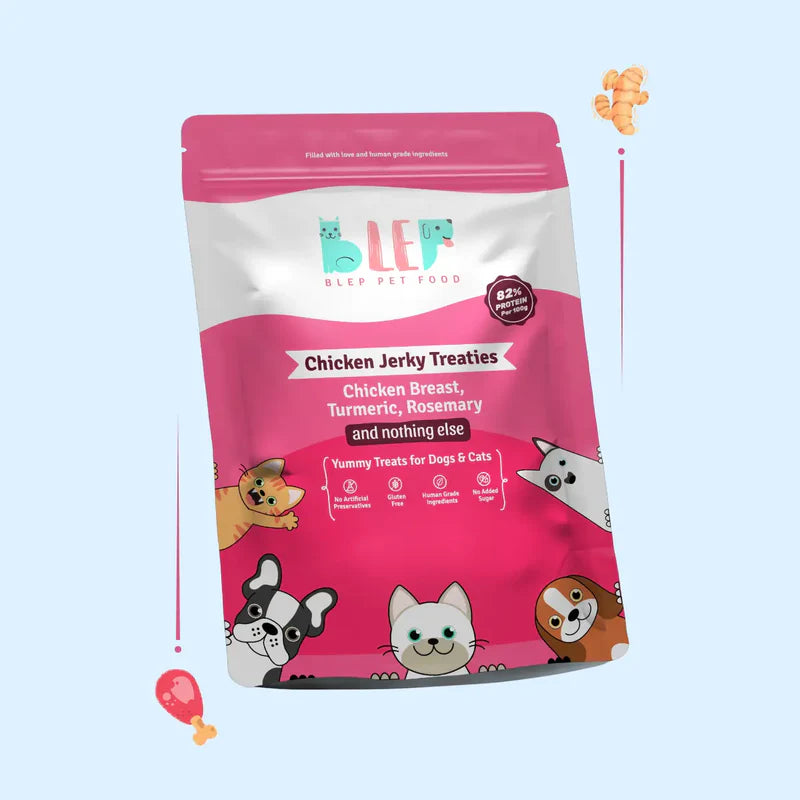 BLEP Chicken Jerky Treats - 70 GMs
