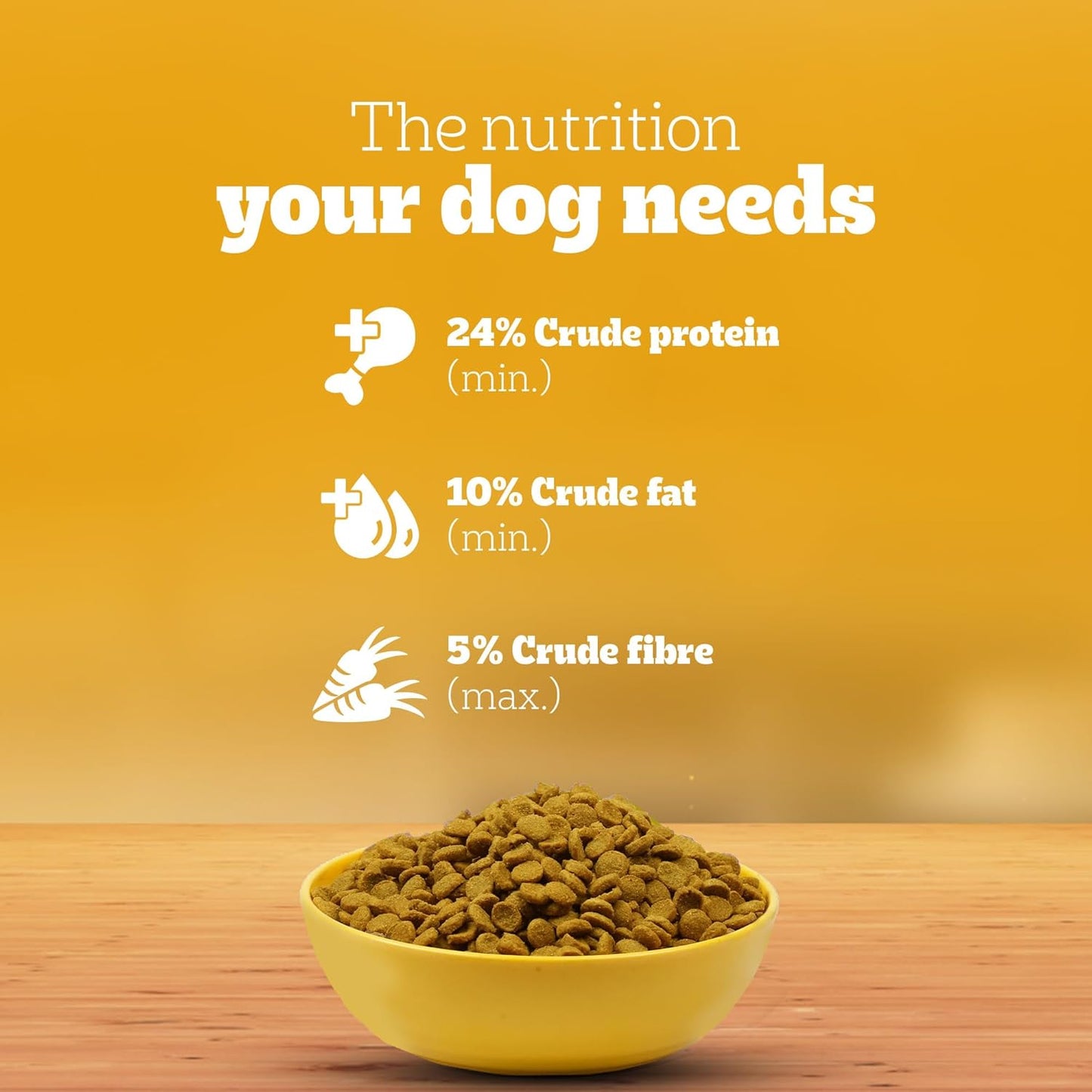 Pedigree Adult & Puppy Dry Dog Food, 100% Veg, 10 KG Pack, Contains 37 Essential Nutrients
