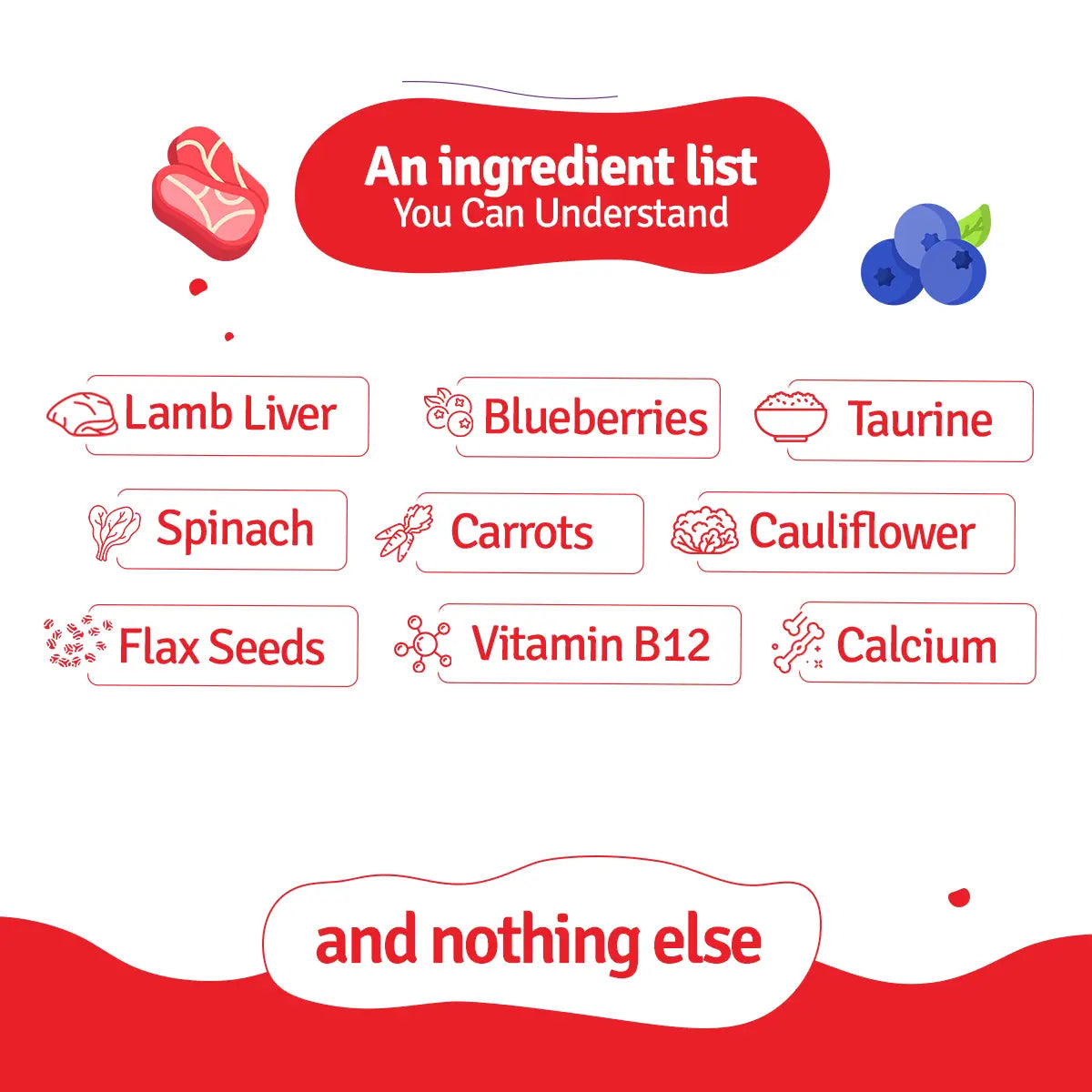 BLEP Lamb Blueberry Dog Food - 100 GMs - Pack of 3