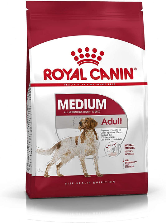 Royal Canin, Medium Adult Dog Food, 10 KG, Dry Food, Provides Muscle Mass
