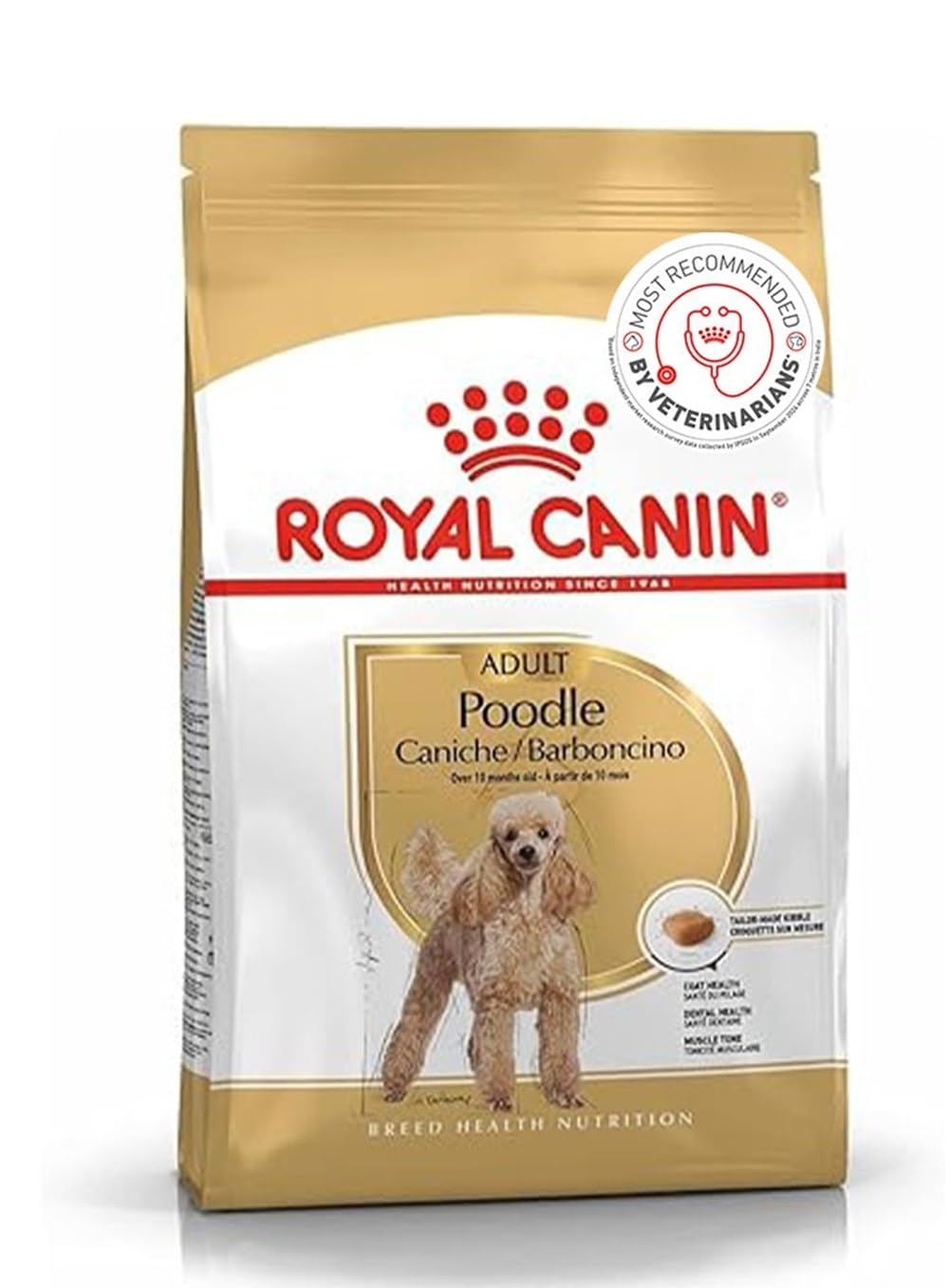 Royal Canin, Poodle Adult Dog Food, 1.5 KG, Dry Food, Supports Beautiful Fur
