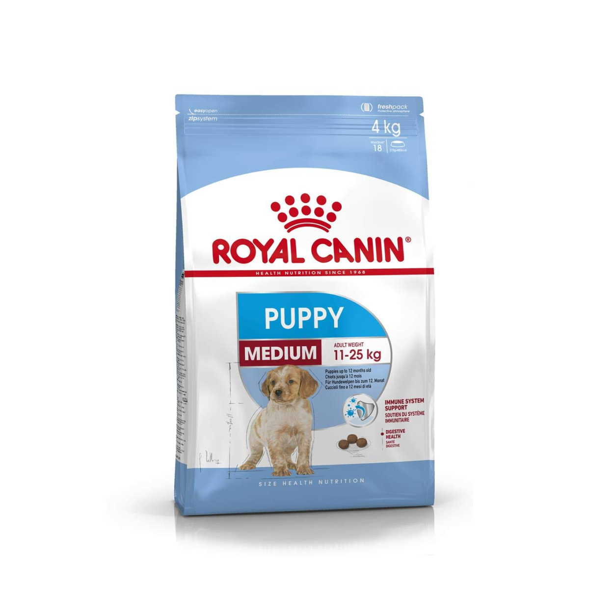 Royal Canin, Medium Puppy Food, 15 Kg, Dry Food, Supports Digestive Health