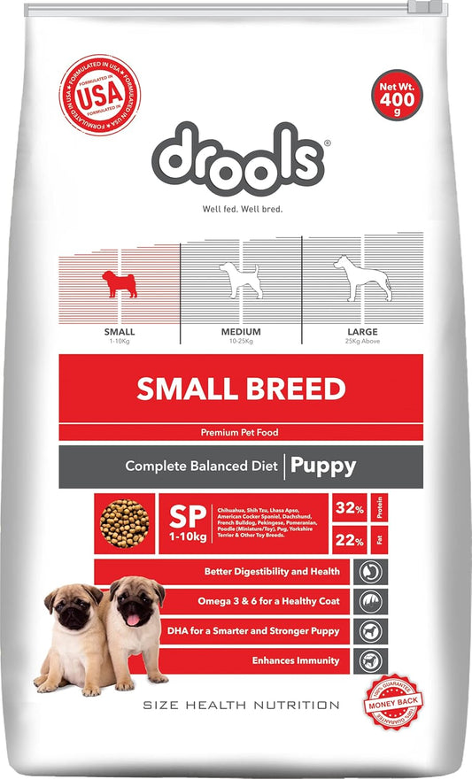 Drools Small Breed Puppy Chicken Flavour Dog Food, 1.2 KG Pack