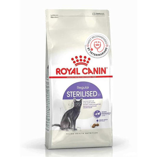 Royal Canin Sterilised 37 Regular Adult Cat Dry Food, 2 KG Pack, Healthy Weight Management