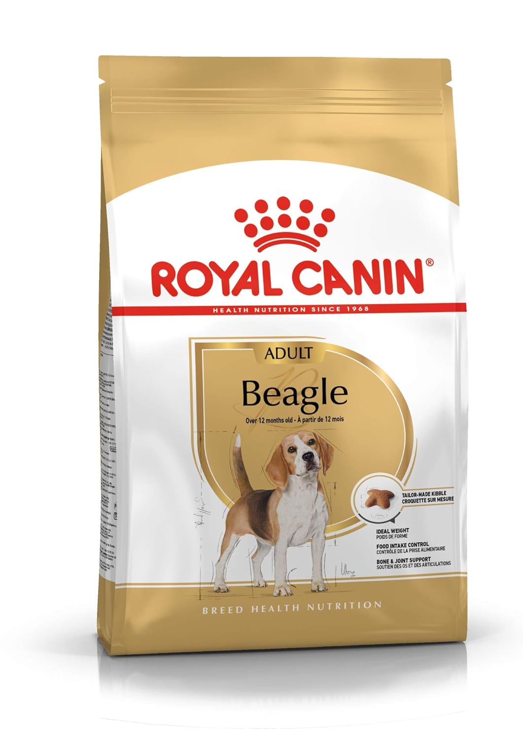 Royal Canin Beagle Adult Dry Dog Food, 12 KG Pack, Supports Ideal Weight