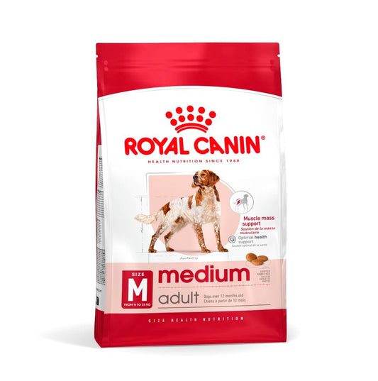 Royal Canin, Medium Adult Dog Food, 1 KG, Dry Food, Provides Muscle Mass