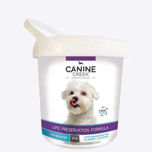 Canine Creek Powder, Pup Booster, Puppy Weaning Diet for All Breeds, 300G