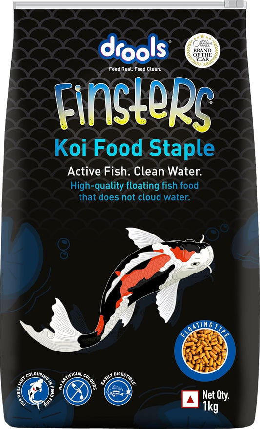 Drools Finsters Koi Food Staple 1 KG Pouch