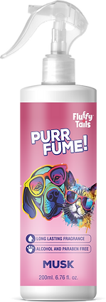 FluffyTails Purrfume, Musk Fragrance, 200 ML