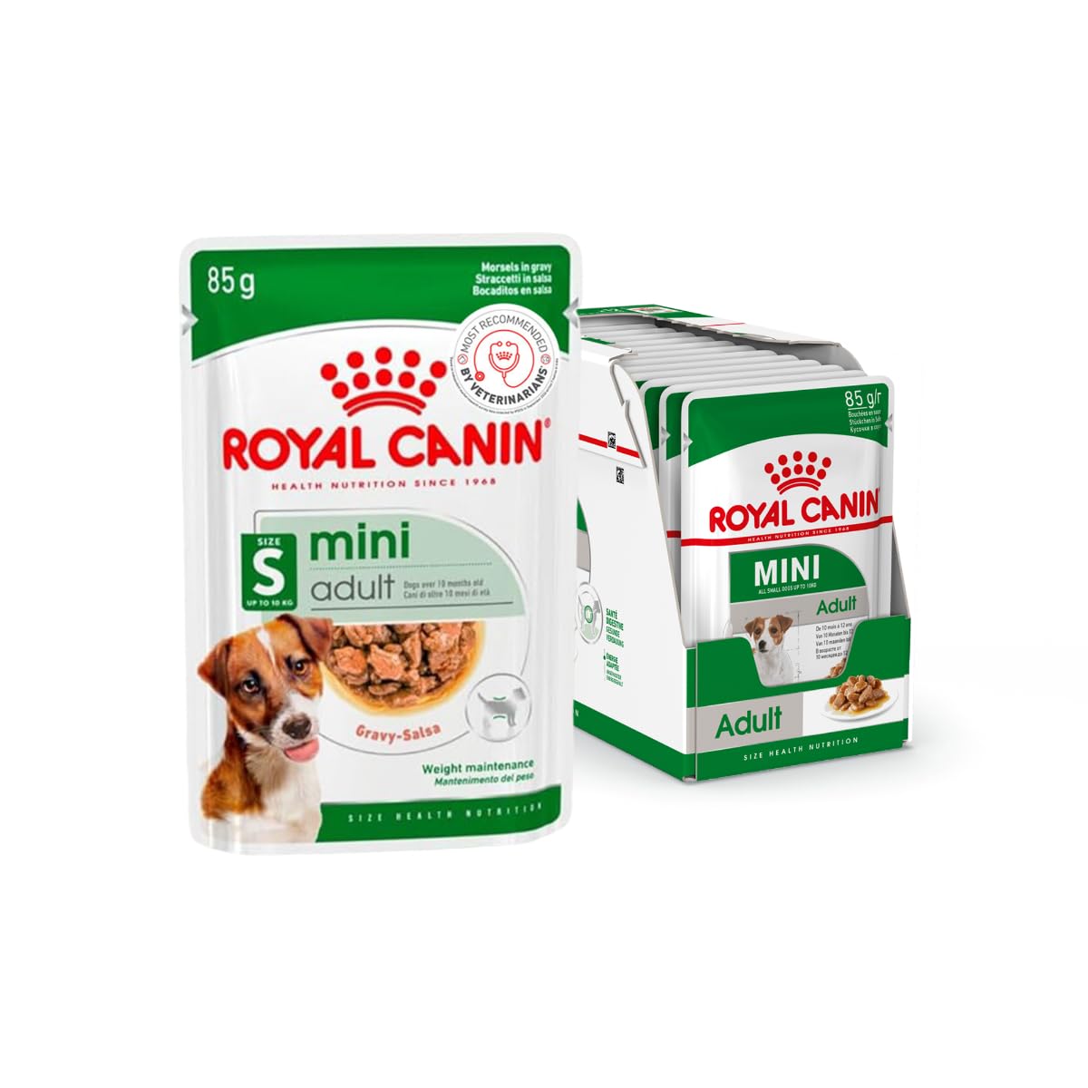Royal Canin, Mini Adult Gravy Dog Food, 85 Grams, Pack of 12 Sachet