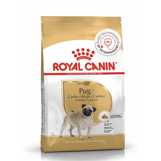 Royal Canin Pug Adult Dog Food, 1.5 Kg, Dry Food, Helps to Tone Muscles
