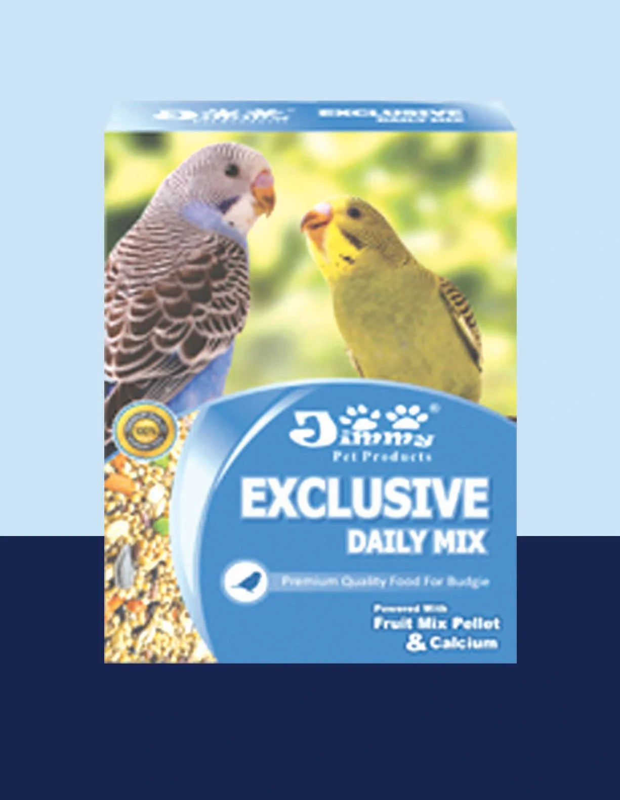 JiMMy's Budgie Food Exclusive Daily Mix Bird Food for Budgies, 450 GMs Pack