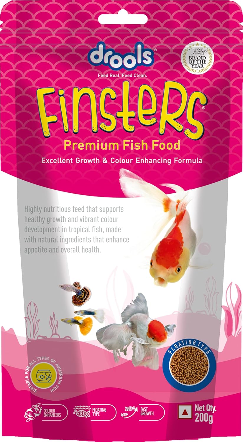 Drools Finsters Premium Fish Food 200 Gms Pouch