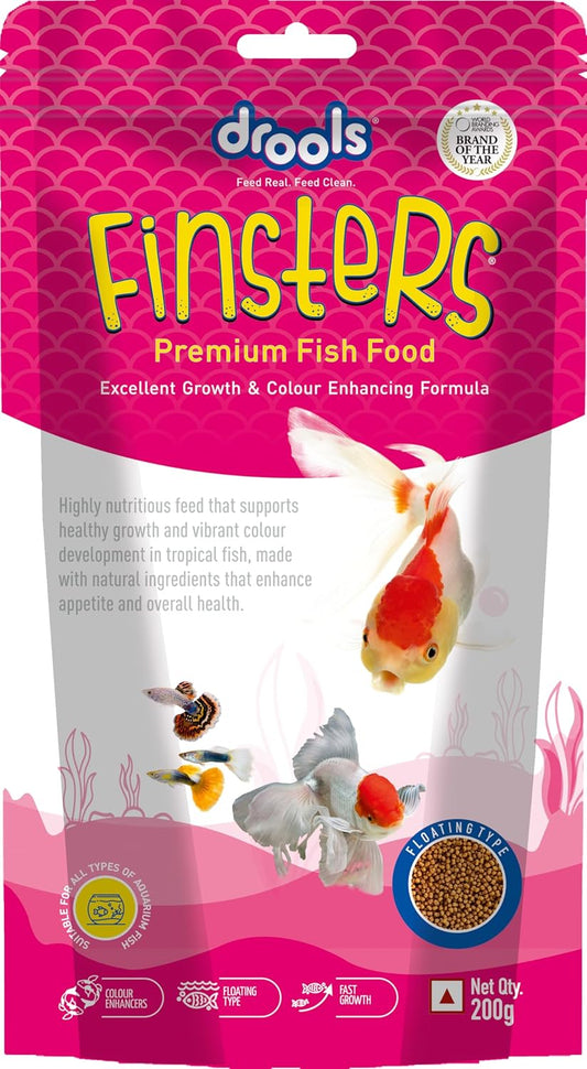 Drools Finsters Premium Fish Food 200 Gms Pouch