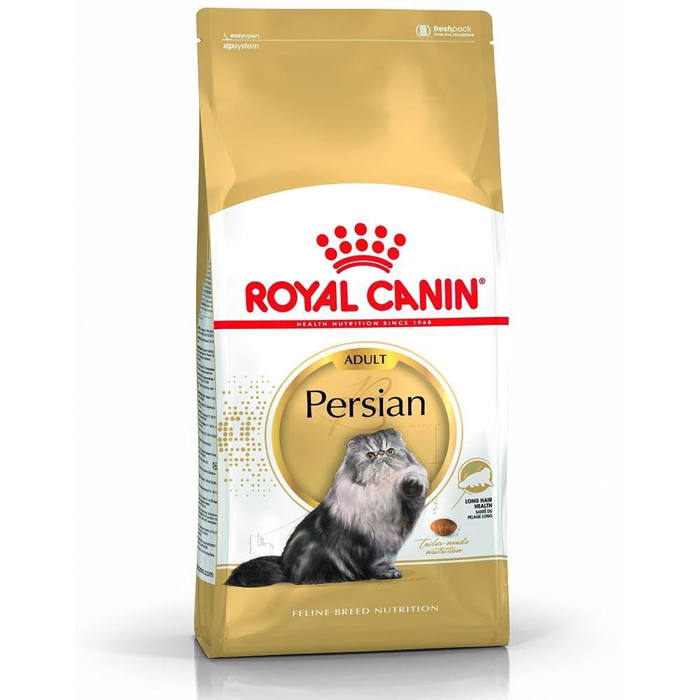 Royal Canin Persian Adult Cat Dry Food, 10 KG Pack, Supports Long Hair, Reduce Hairball Transformation