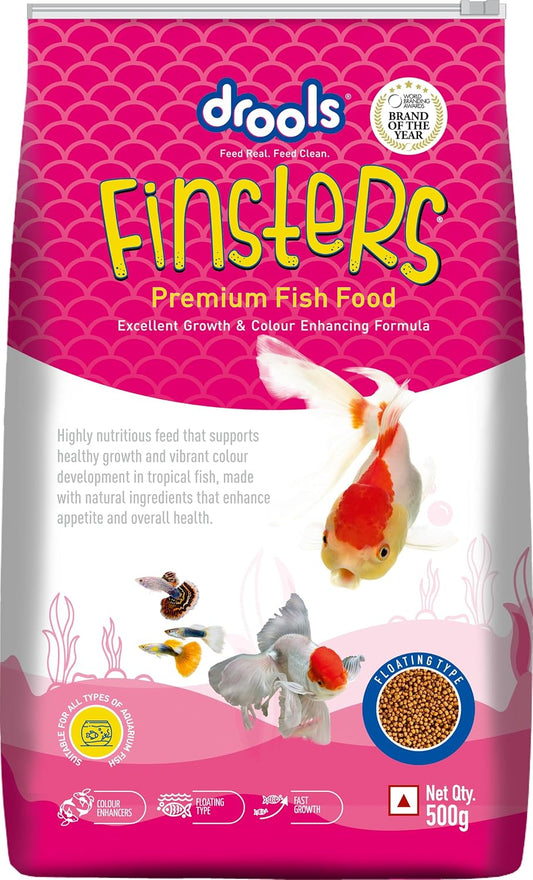 Drools Finsters Premium Fish Food 500 Gms Pouch