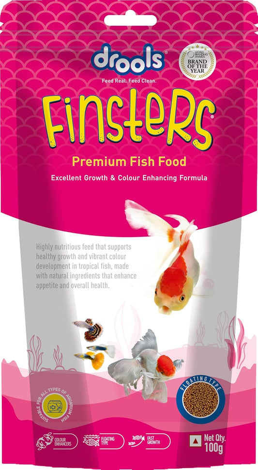 Drools Finsters Premium Fish Food 100 Gms Pouch