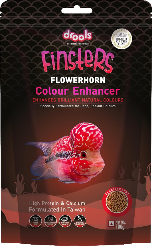 Drools Finsters Flowerhorn Colour Enhancer (L), 100 Gms