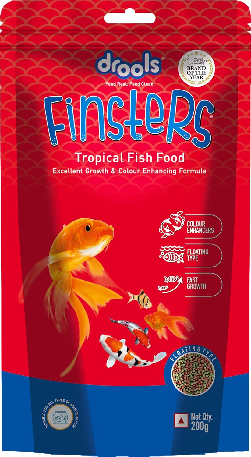 Drools Finsters Tropical Fish Food 1 MM 200 Gms