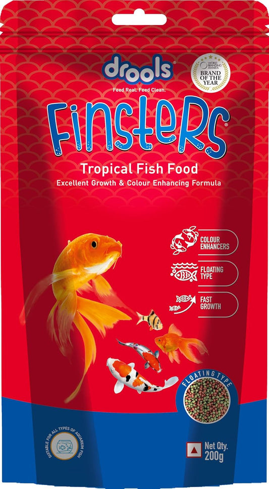 Drools Finsters Tropical Fish Food 1 MM 200 Gms