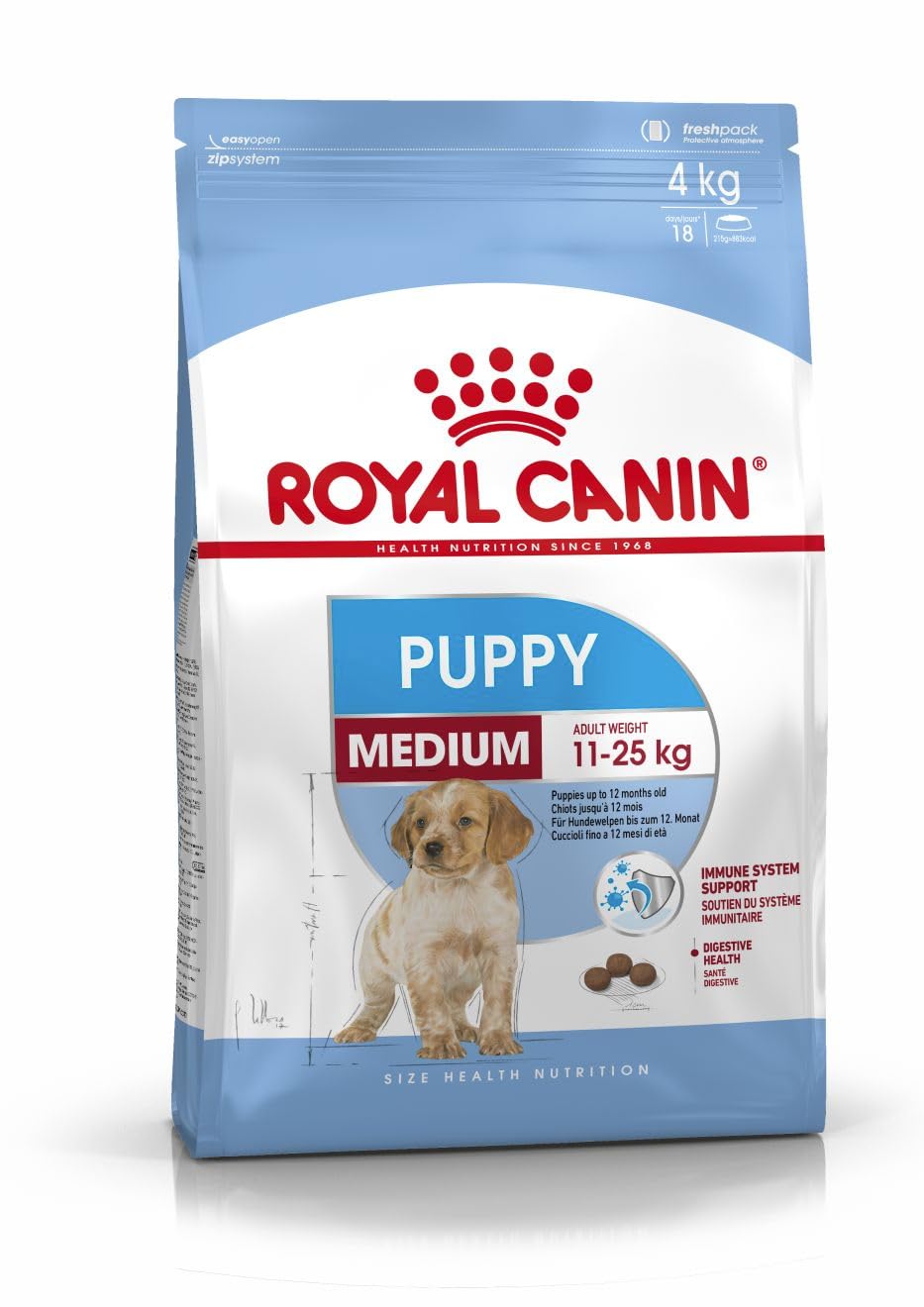 Royal Canin, Medium Puppy Food, 1 Kg, Dry Food, Supports Digestive Health