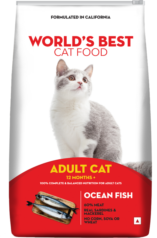 Worlds Best Cat Food, Adult Cat Dry Food, Ocean FishFlavour, 7 KG Pack