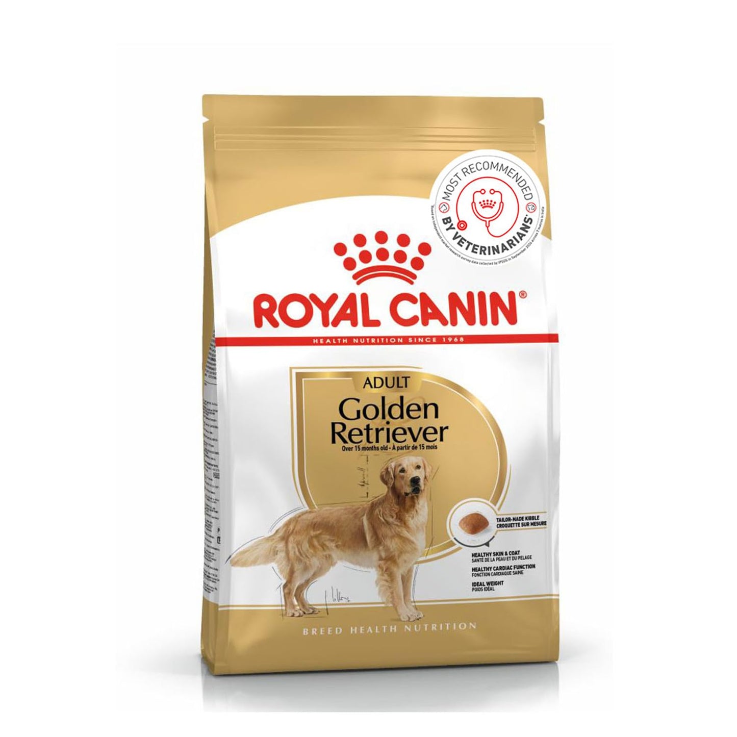 Royal Canin Golden Retriever Adult Dog Food, 3 KG Pack, Healthy Skin & Coat