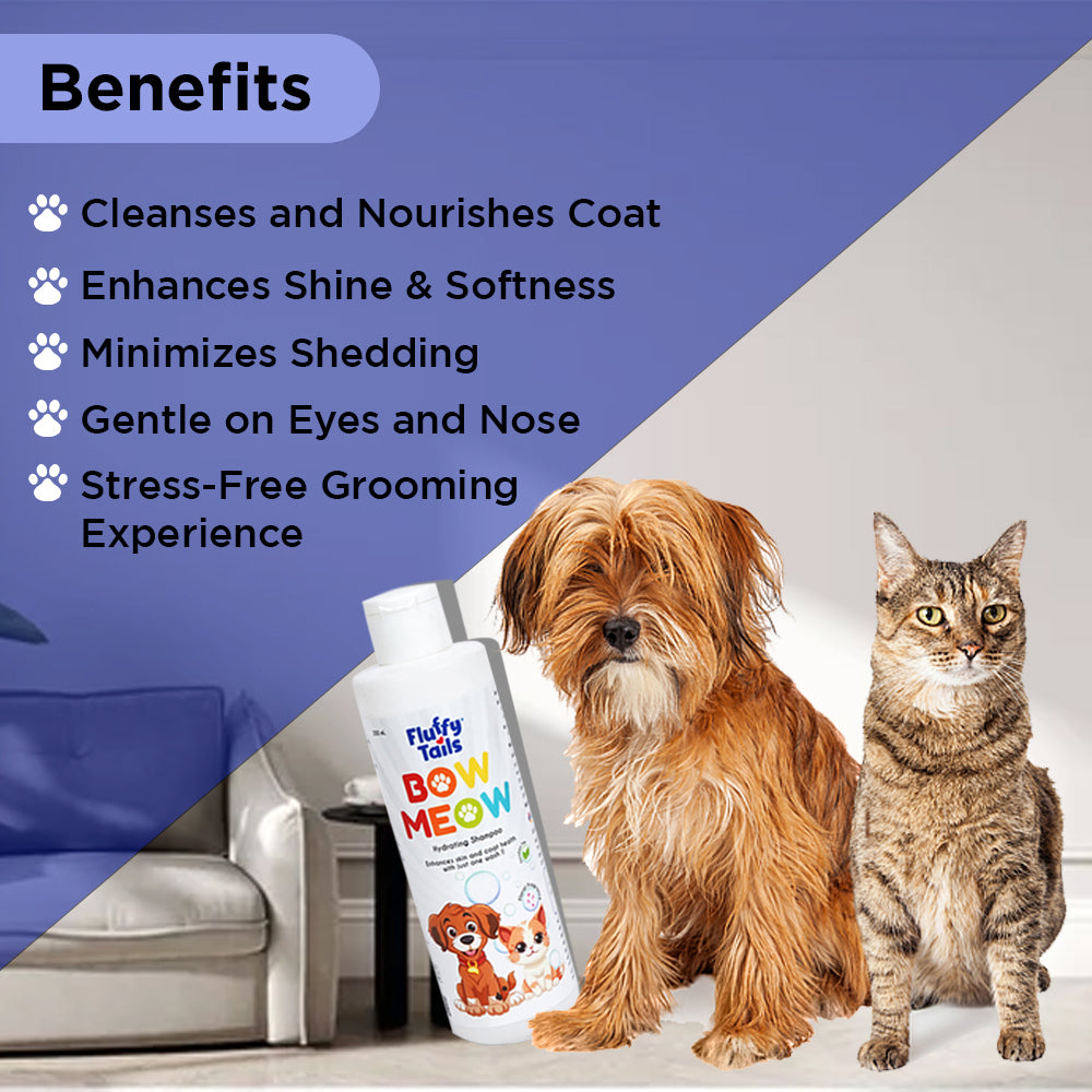 FluffyTails Bow-Meow Hydrating Shampoo-250 ML