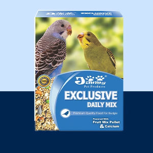 JiMMy's Budgie Food Exclusive Daily Mix Bird Food for Budgies, 450 GMs Pack