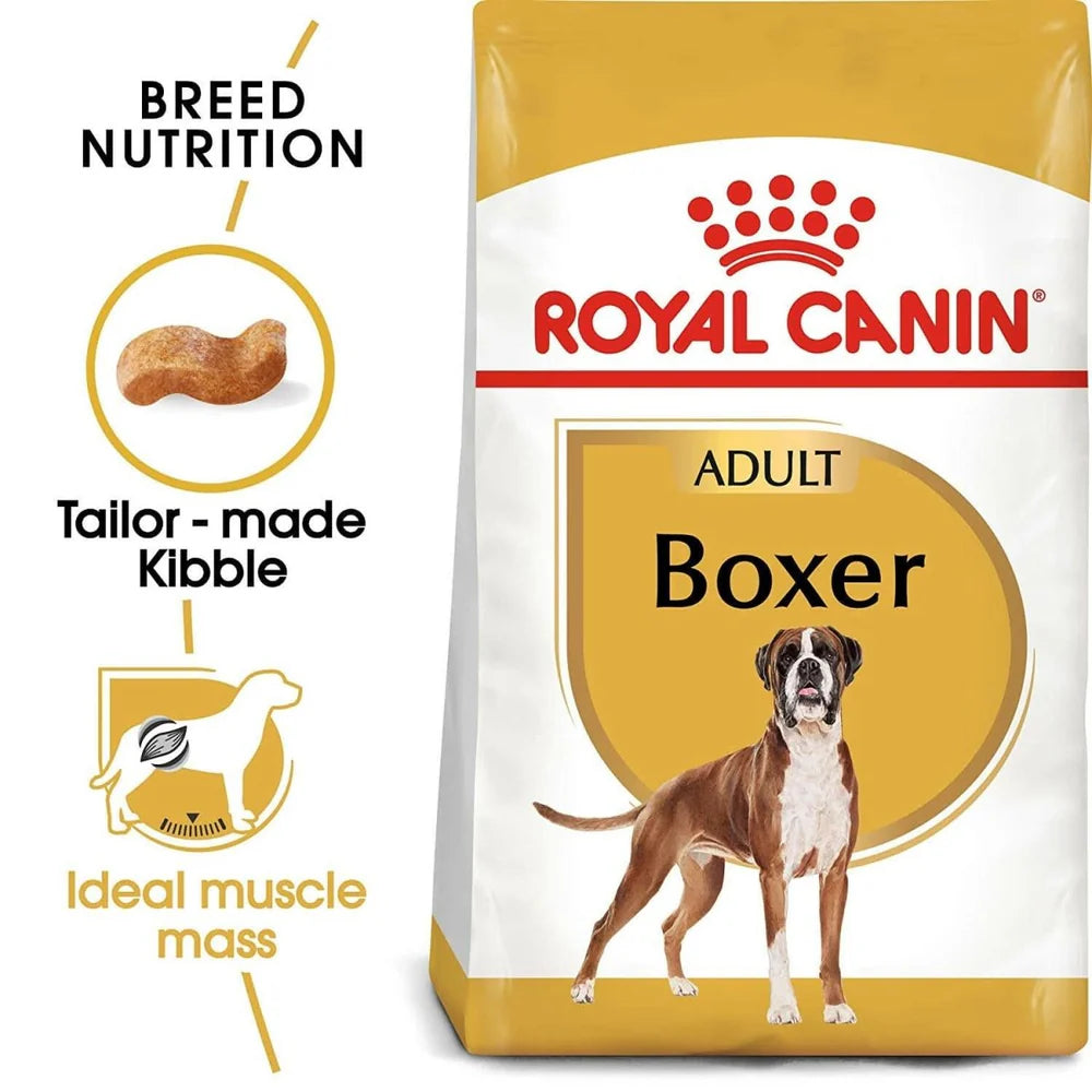 Royal Canin Boxer Adult Dry Dog Food, 12 KG Pack, Maintain Muscle Mass
