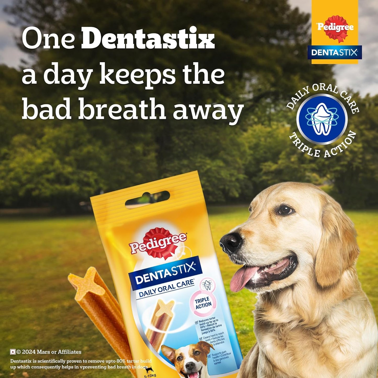 Dentastix Dog Treat Weekly Pack, Pack of 7 Sticks - 180 GMs