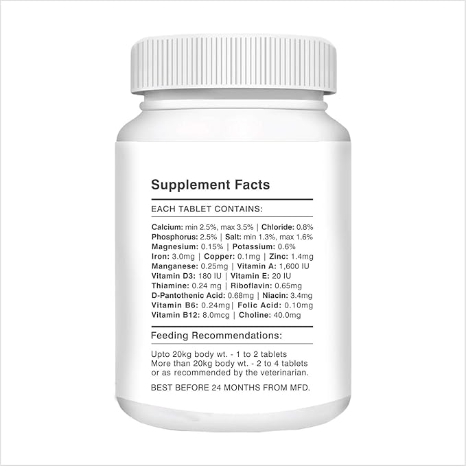 Drools Absolute Dog Vitamin Supplement Tablets 400g, 110 Pieces, Chicken Flavour