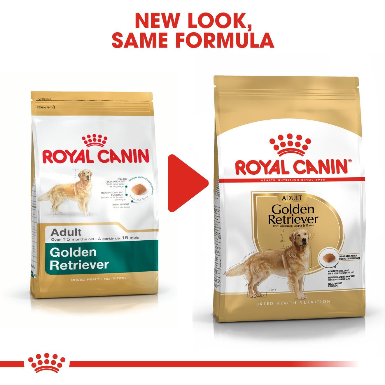 Royal Canin Golden Retriever Adult Dog Food, 12 KG Pack, Healthy Skin & Coat