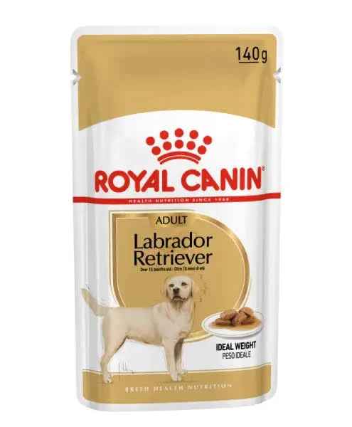Royal Canin Labrador Retriever Adult Dog Food, Wet Food Pack of 10 Sachet, 140Gm