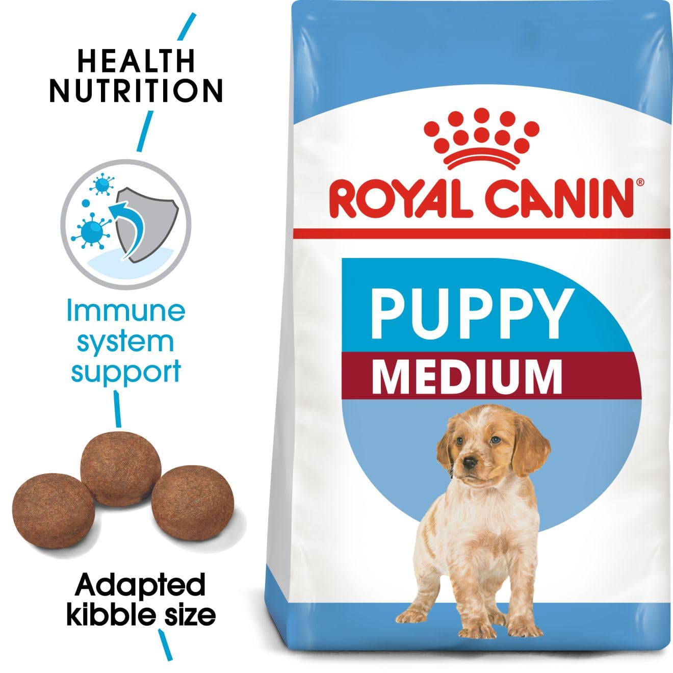 Royal Canin, Medium Puppy Food, 1 Kg, Dry Food, Supports Digestive Health