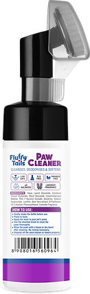 FluffyTails No-Rinse Paw Cleaner, Foaming Cleanser, 150ml