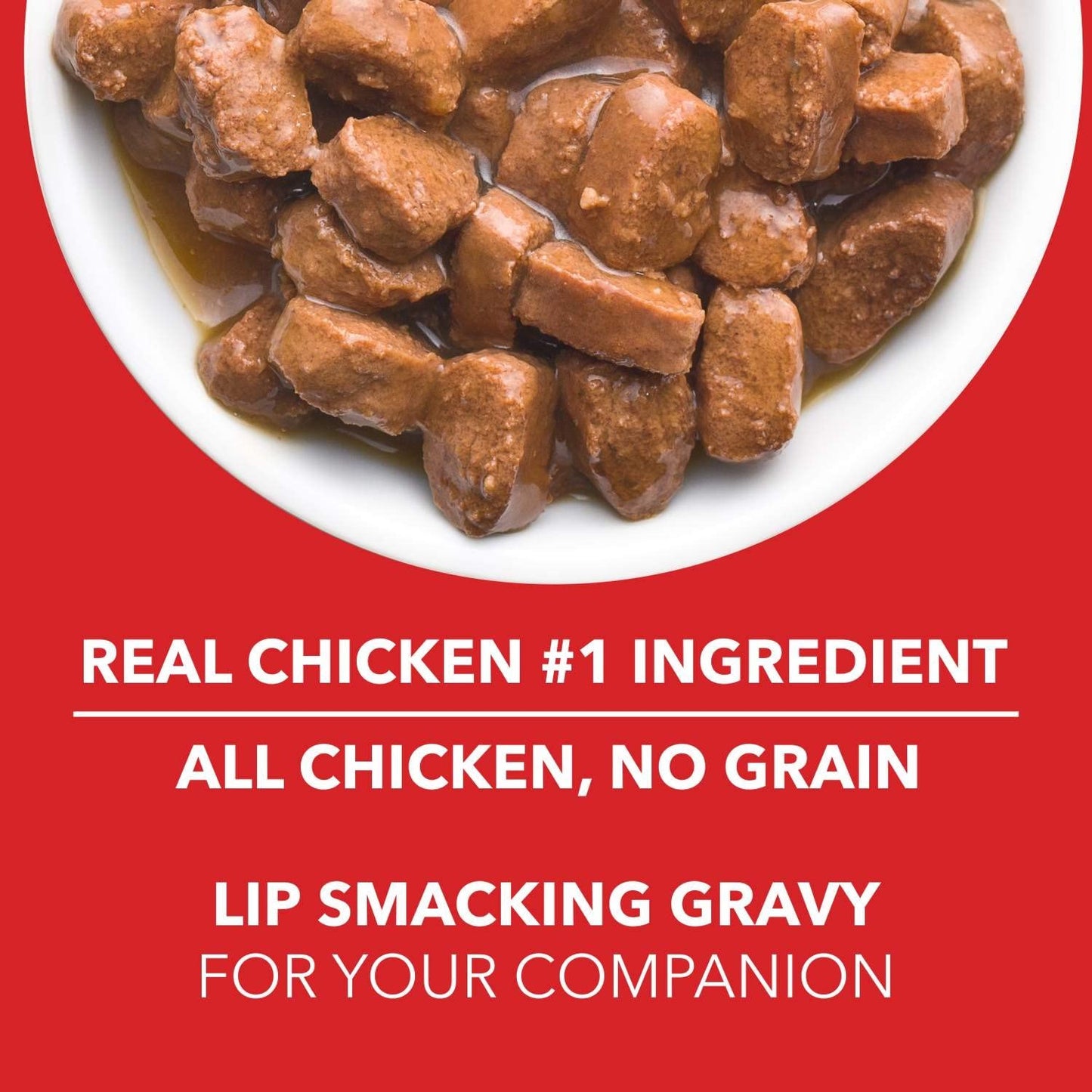 Drools Adult Real Chicken and Chicken Liver Chunks in Gravy 0.9Kg, Pack of 6 (5+1 Free)
