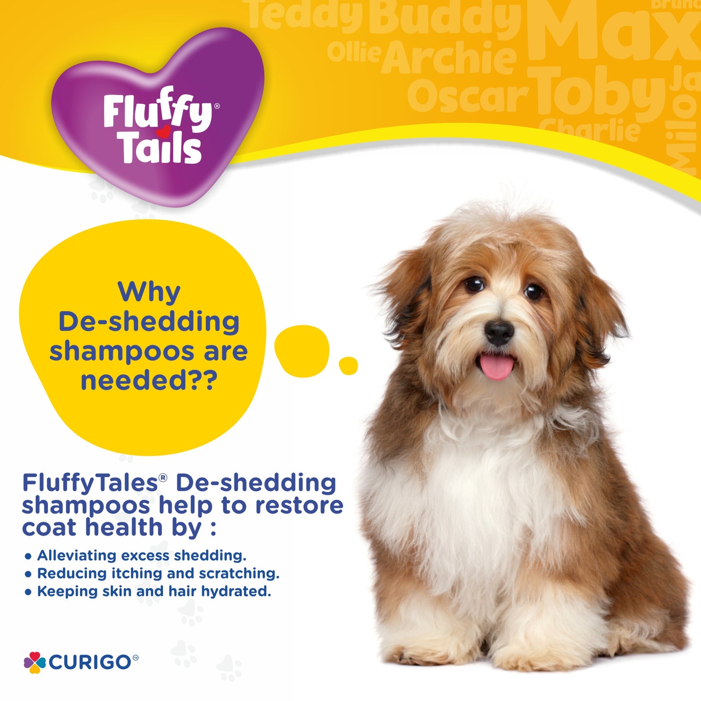 FluffyTails De-Shedding Biotin Shampoo, 250 ML