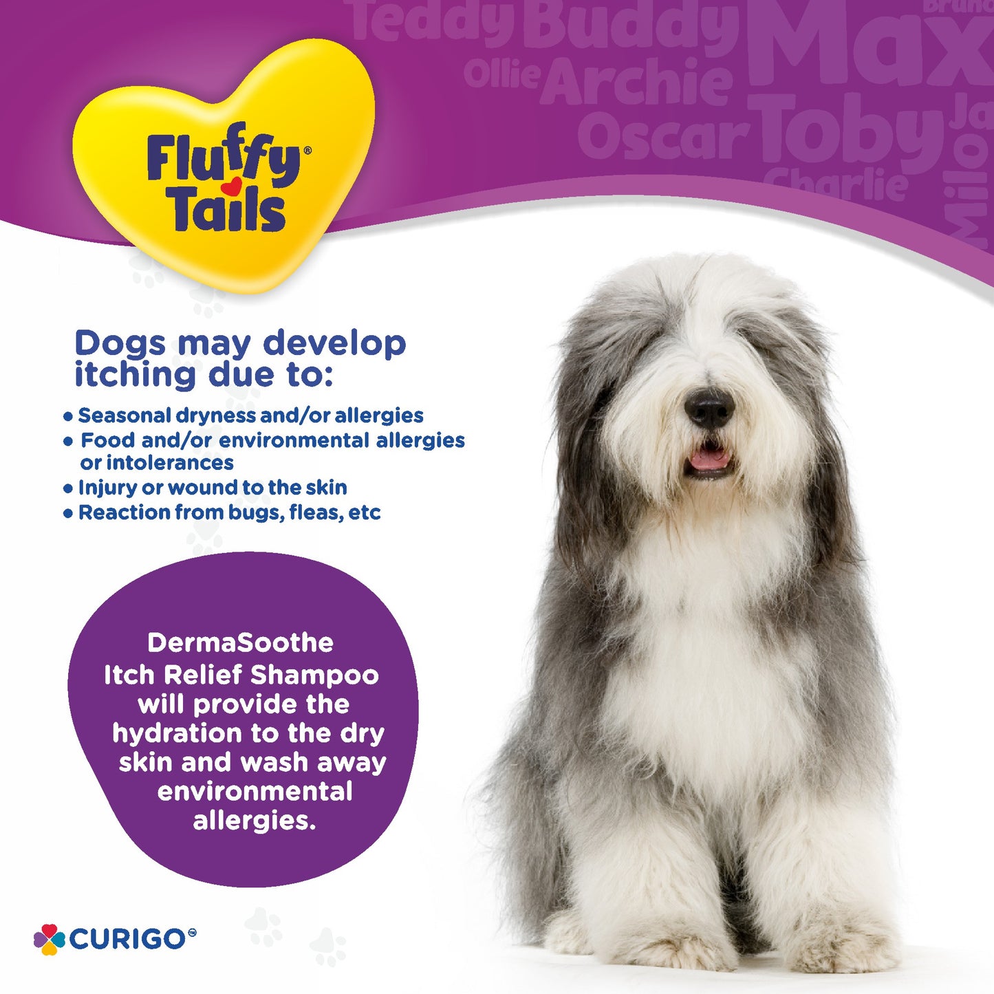Fluffy Tails DermaSoothe Itch Relief Shampoo, 250 ML - With Colloidal & Oatmeal