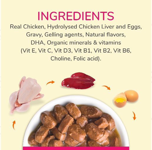 Canine Creek Puppy Wet Dog Food, Real Chicken Flavour 900 GMs Pack of 6 x 150g - (5+1 Free)